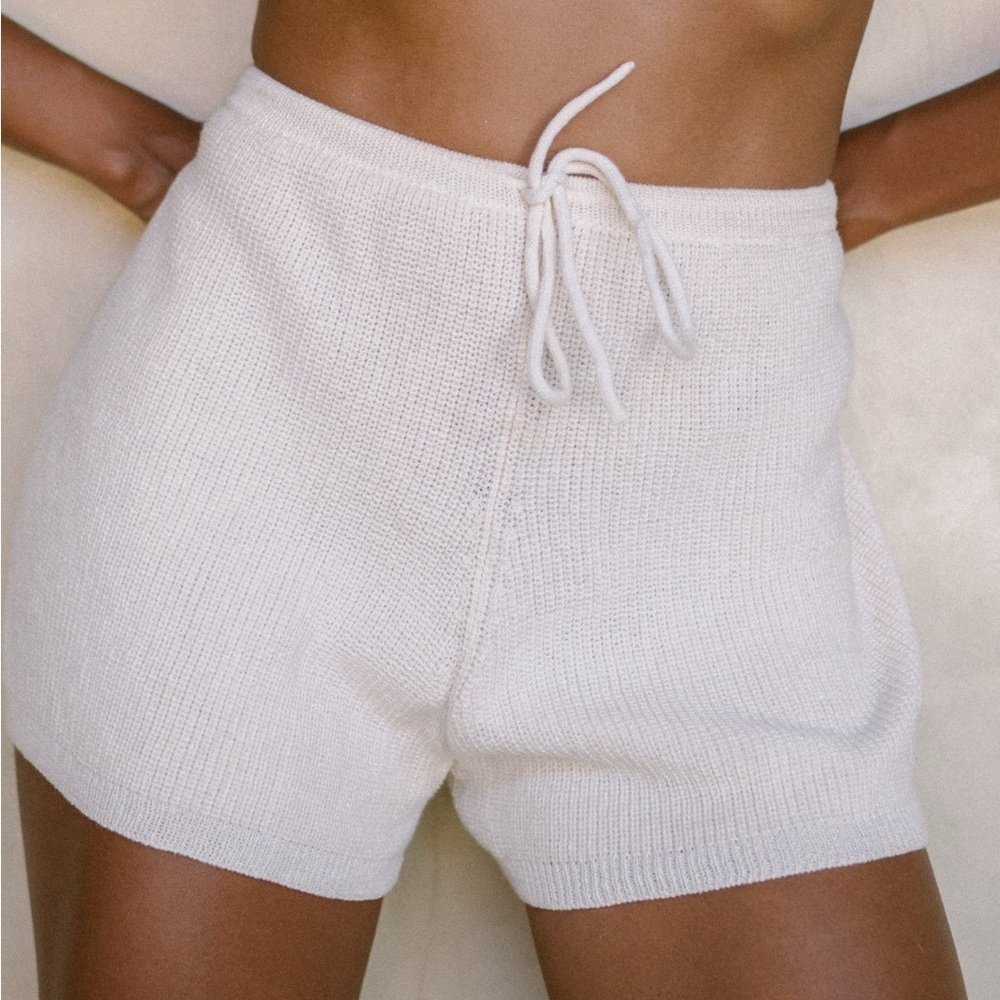En el mar studio brown knit shorts - Picture 6 of 6
